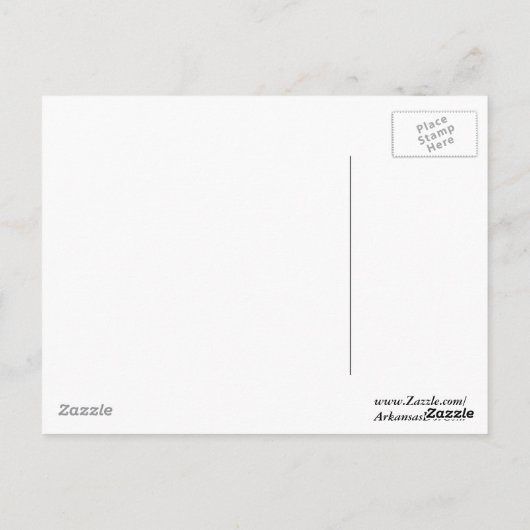 Conway Rocks. (blauw) Briefkaart (Achterkant)