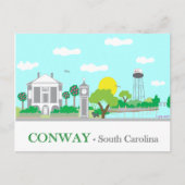 Conway, SC - Charming Briefkaart (Voorkant)