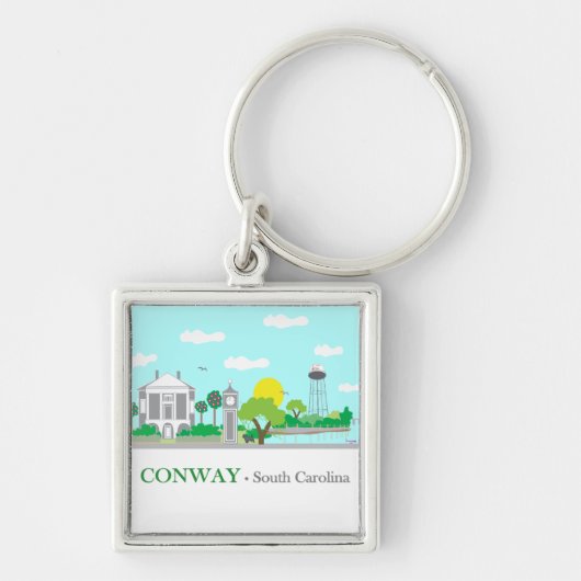 Conway, SC - Charming Sleutelhanger (Voorkant)