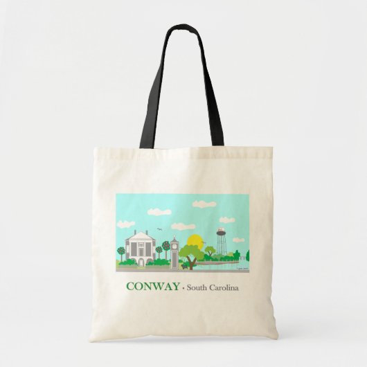 Conway, SC Charming Tote Bag (Voorkant)
