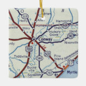 Conway South Carolina Keramisch Ornament (Voorkant)