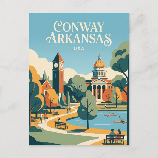 Conway USA Briefkaart (Voorkant)