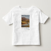 Conway Valley Scene British Railways Poster Kinder Shirts (Voorkant)