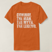 ConwayConway Familienaam Conway Achternaam Conway T-shirt (Design voorkant)