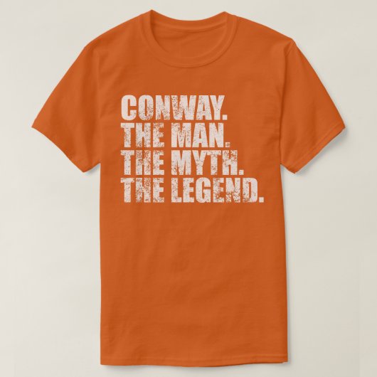 ConwayConway Familienaam Conway Achternaam Conway T-shirt (Design voorkant)