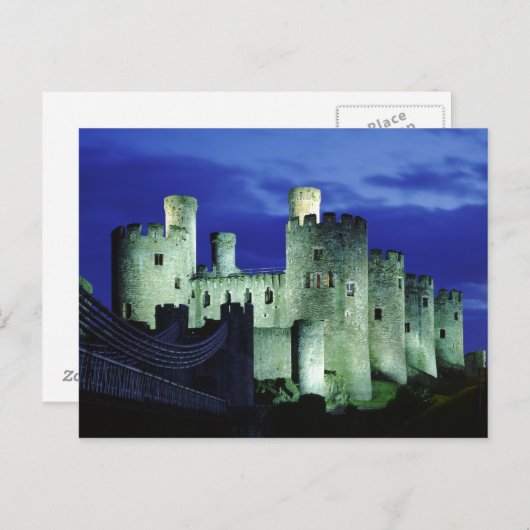 Conwy Castle, Gwynedd, Wales Briefkaart (Voorkant / Achterkant)