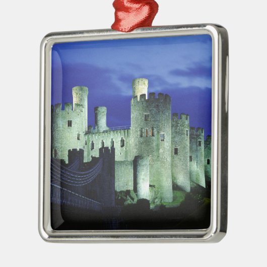 Conwy Castle, Gwynedd, Wales Metalen Ornament (Links)
