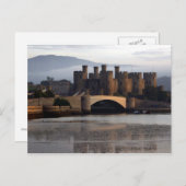 Conwy Castle North Wales Briefkaart (Voorkant / Achterkant)