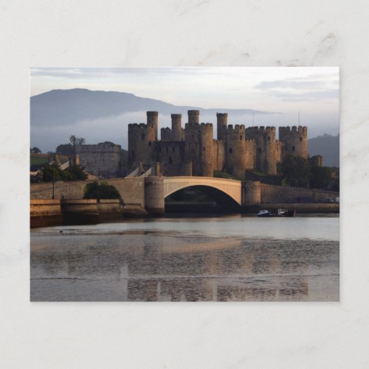 Conwy Castle North Wales Briefkaart (Voorkant)