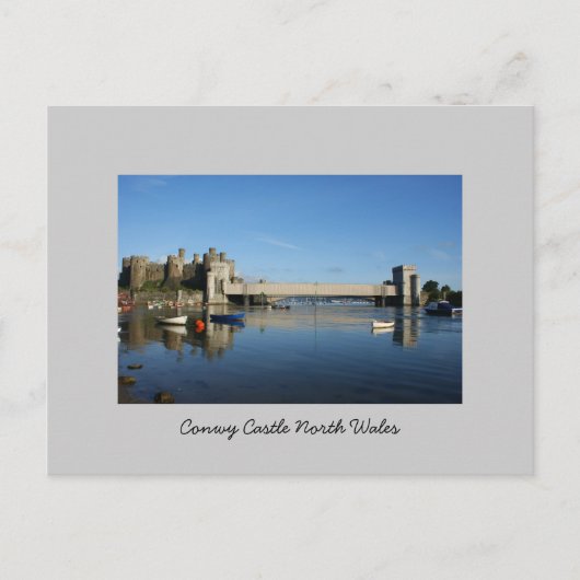 Conwy Castle North Wales Briefkaart (Voorkant)