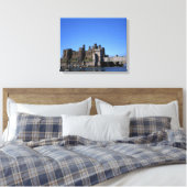 Conwy Castle North Wales Briefkaart Poster Faux Ca Canvas Afdruk (Insitu (Slaapkamer))