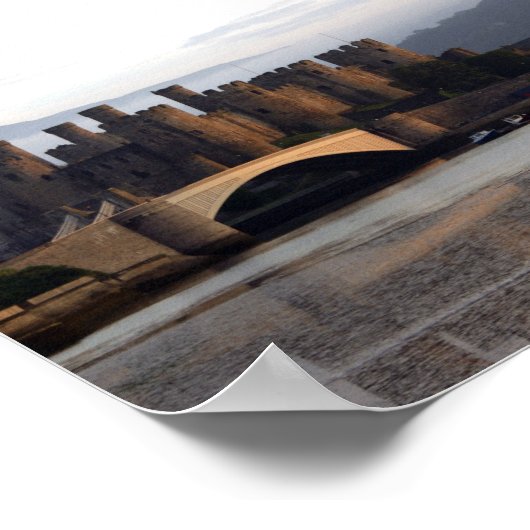 Conwy Castle North Wales Poster (Hoek)