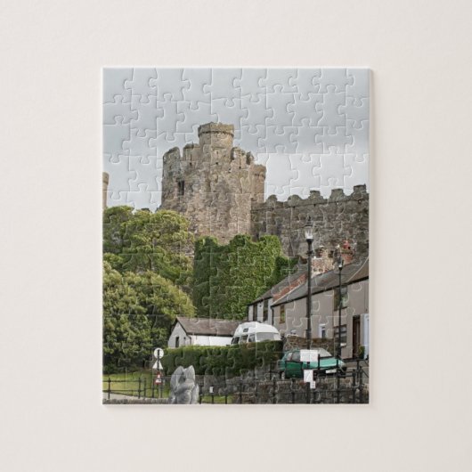 Conwy Castle, Wales, Verenigd Koninkrijk Legpuzzel (Verticaal)