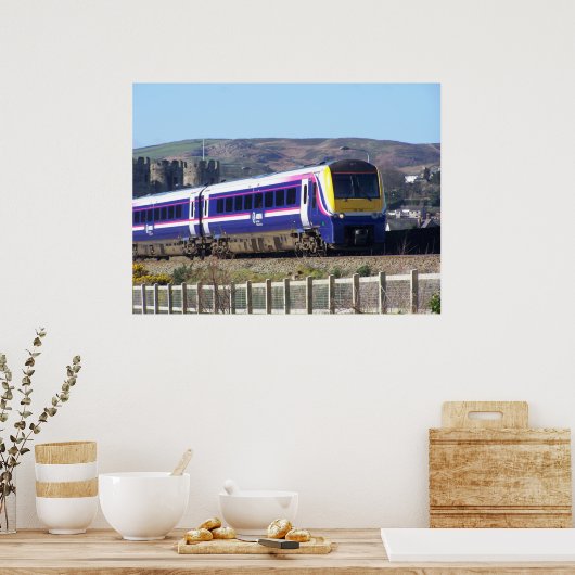 Conwy-trein Poster (Keuken)
