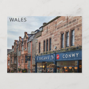Conwy Wales Welsh City Travel Briefkaart