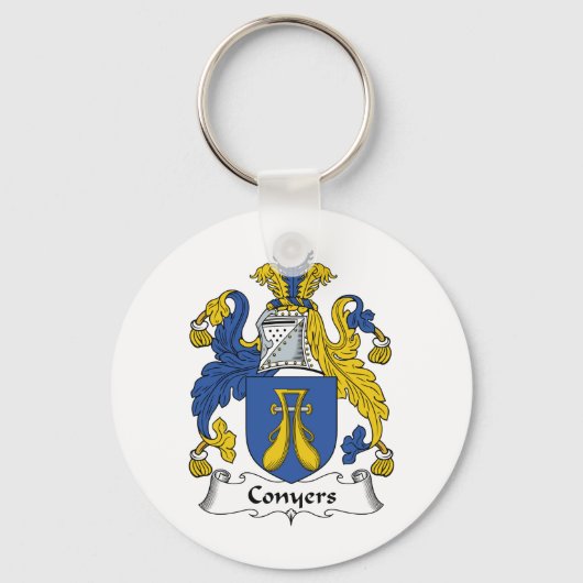 Conyers Familie Crest Sleutelhanger (Voorkant)