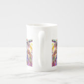 Coo2 Highland koe Schotse bone china mok (Achterkant)
