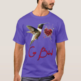 Coo Bird design lovers 5 T-shirt