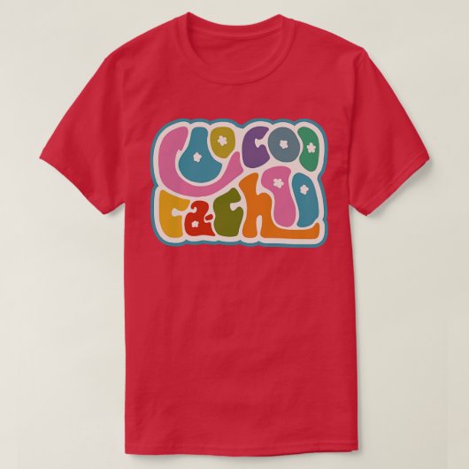 Coo CaChoo Woord Kunst T-shirt (Design voorkant)