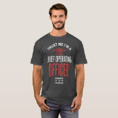 COO - Chief Operating Officer T-shirt (Voorkant volledig)