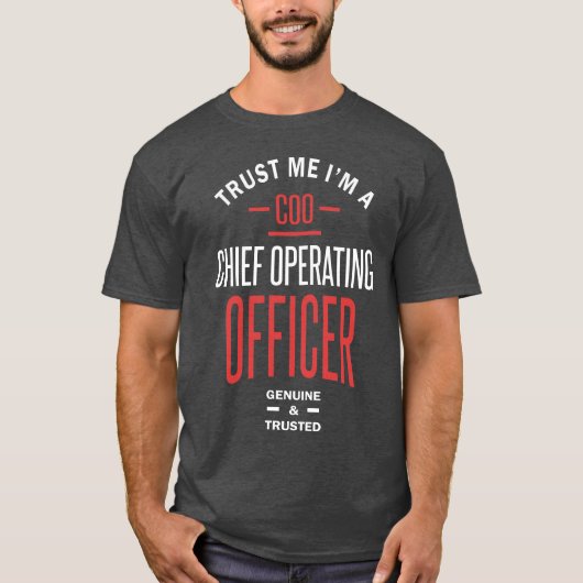COO - Chief Operating Officer T-shirt (Voorkant)