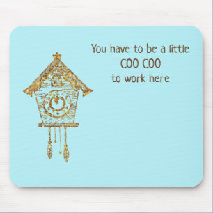 Coo Coo Clock Mousepad Muismat