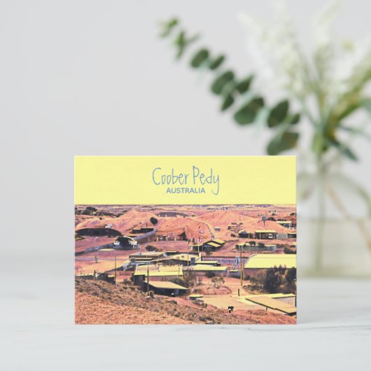 Coober Pedy mijnstad Australië reizen Briefkaart (Staand voorkant)