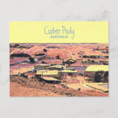 Coober Pedy mijnstad Australië reizen Briefkaart (Voorkant)