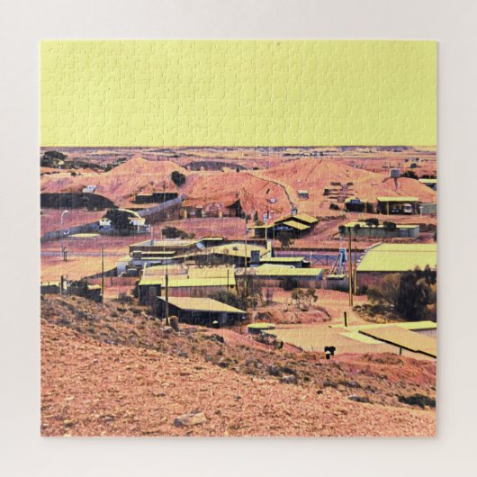 Coober Pedy mijnstad Australië reizen Legpuzzel (Verticaal)