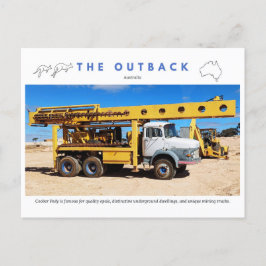 Coober Pedy Mining Truck Briefkaart