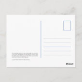 Coober Pedy Mining Truck Briefkaart (Achterkant)