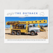 Coober Pedy Mining Truck Briefkaart (Voorkant)