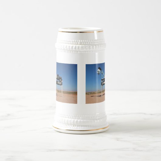 Coober Pedy Outback Australia Souvenir Foto Bierpul (Center)