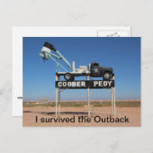 Coober Pedy Outback Australia Souvenir Foto Briefkaart (Voorkant / Achterkant)