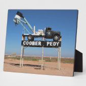 Coober Pedy Outback Australia Souvenir Photo Plaqu Fotoplaat (Zijkant)