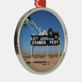  Coober Pedy Outback Souvenir Metalen Ornament (Rechts)