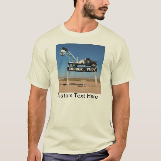  Coober Pedy Outback Souvenir T-shirt (Voorkant)