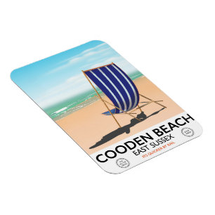 Cooden Beach East Sussex poster voor reizen naar O Magneet