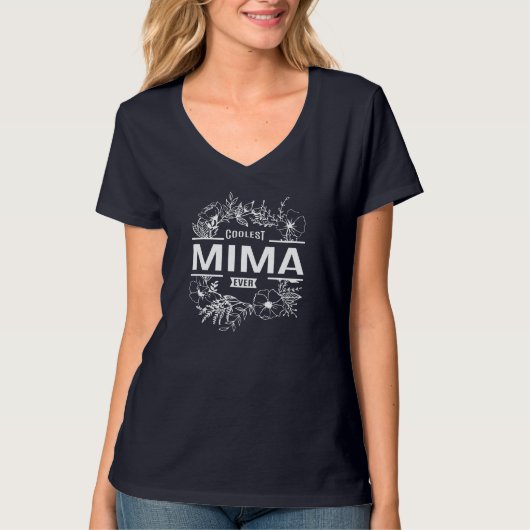 Cooest Mima Ever T-shirt (Voorkant)