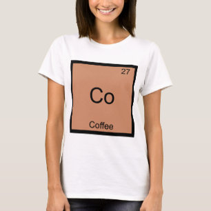 Cooffee Chemistry Element Symbol Funny T-shirt