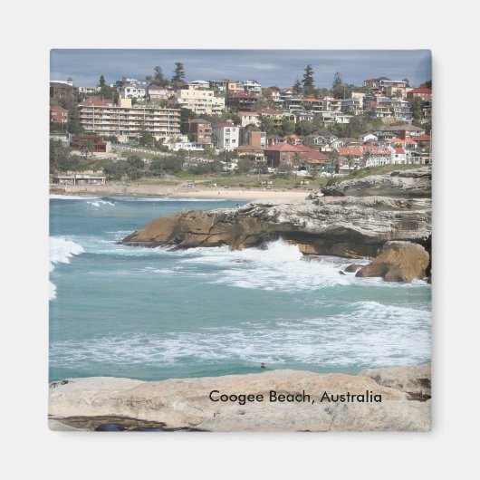 Coogee Beach, Sydney, Australia Magnet (Voorkant)