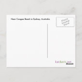 Coogee Beach, Sydney, Australië Briefkaart (Achterkant)