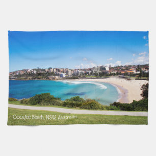 Coogee Beach, Sydney, New South Wales, Australië Theedoek