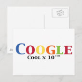 CoogleCool x 10^100 Gifts Briefkaart (Voorkant / Achterkant)