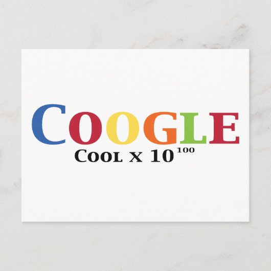 CoogleCool x 10^100 Gifts Briefkaart (Voorkant)