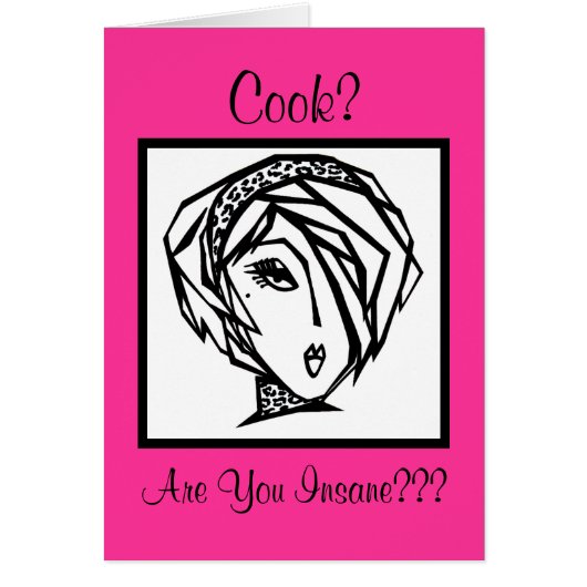 Cook? Ben je gek? (Voorkant)