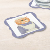 COOK CAT beugel papier Onderzetters (Gekanteld)
