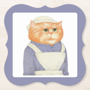 COOK CAT beugel papier Onderzetters