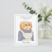 COOK CAT BRIEFKAART (Staand voorkant)