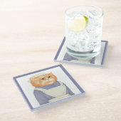 COOK CAT Glass Drink Onderzetter (Schuin)